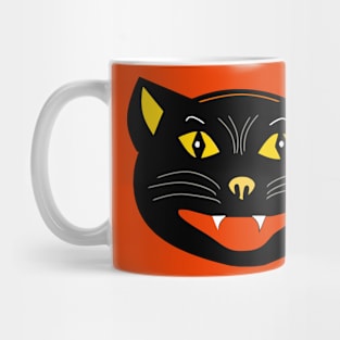 Ugly Halloween Cat Mug